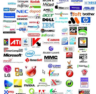 科技之光 電子與IT行業(yè)標(biāo)志性LOGO設(shè)計(jì)大全及設(shè)計(jì)趨勢(shì)解析